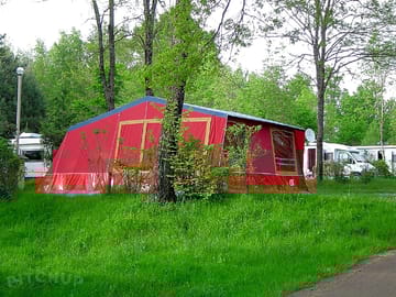 Exterior of the rental tent