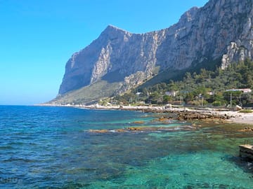 Capo sferracavallo, one of the island's beautiful beaches