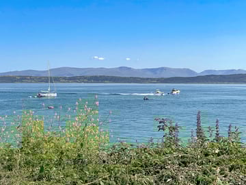 Visitor view of the seaside setting