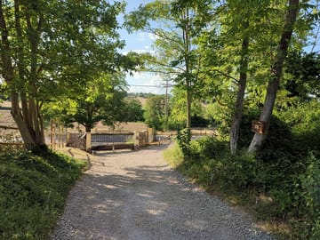 Secure entrance to the site