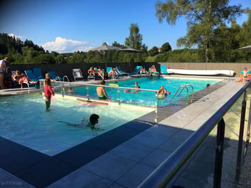 Heated outdoor pool