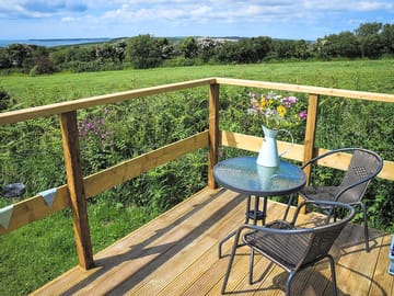 Deck with a gorgeous view