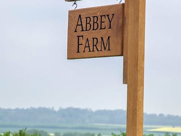 Abbey farm sign