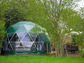 Front view of hever dome