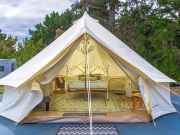 Bell tent exterior