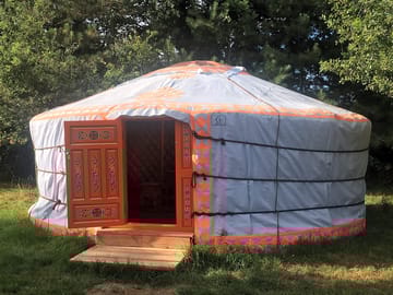 Yurt entrance