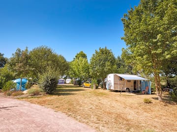 Quiet camping pitches