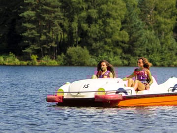 Pedalo on the lake