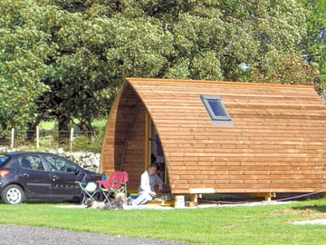 Relax outside the pod