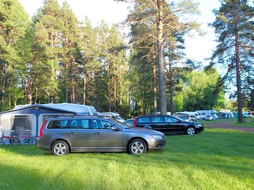 Space to park your car by the pitch