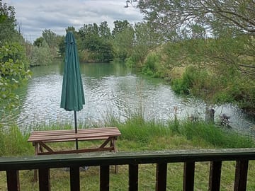 View from the cabin porch