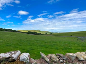 Peaceful camping field