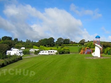 Childrens play area at tyddyn isaf
