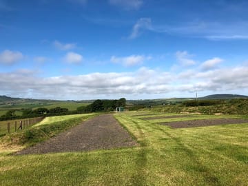Hardstanding pitches in the countryside