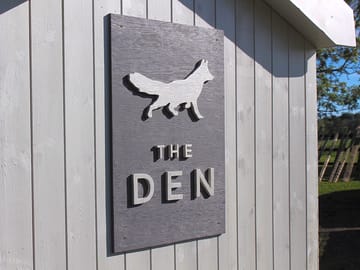 A welcome sign