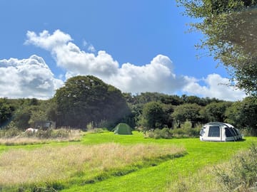 Camping field at the hide pembrokeshire
