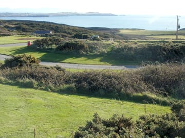 View from touring pitch at blackthorn farm