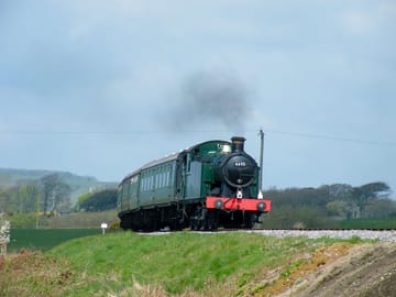 Swanage heritage steam locomotive
