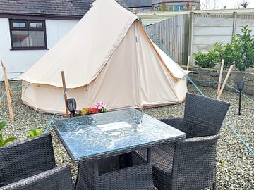 Bell tent exterior