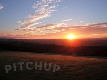 Romantic sunsets from the site