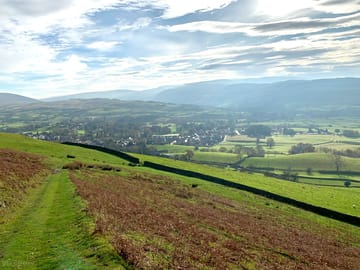 Views walking back down winder fell