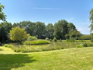 One of the fishing ponds