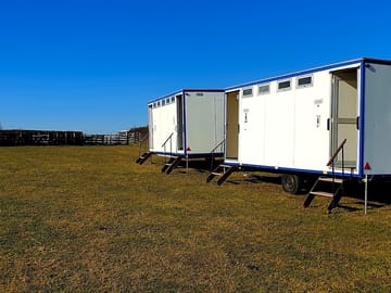 Toilet and shower blocks