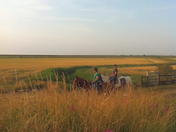 Quiet countryside paths with far reaching views