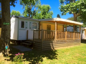 Exterior of caravan