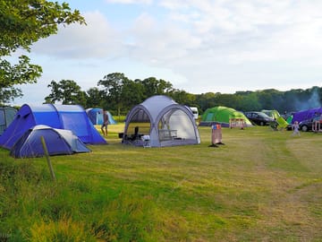 Tents on the site