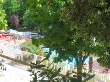 View over the pool