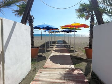 Direct beach access