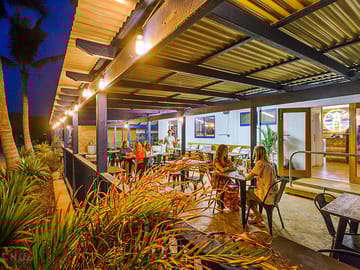 Dining at the bistro
