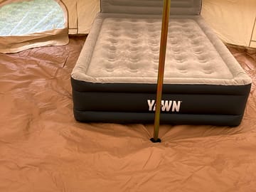 Bell tent interior