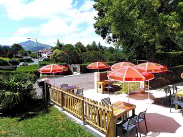 Snack bar terrace