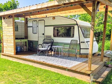 Covered deck area
