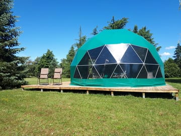 Dome and seating