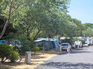 Easy access to camping pitches