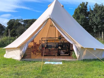 Bell tent exterior