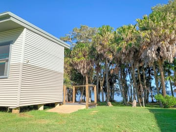 Cabin with lake view