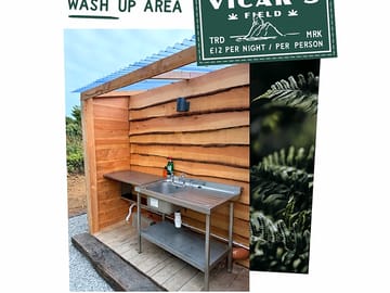 Wash up area
