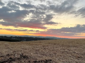 View of the sunset