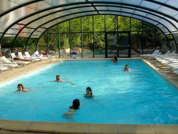 Covered swimming pool