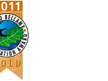 Minffordd caravan park has the gold david bellamy conservation award