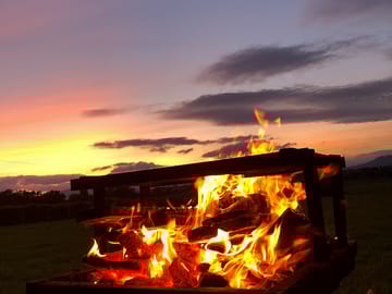 Keep warm with an evening by the firepit
