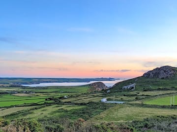View across the campsite