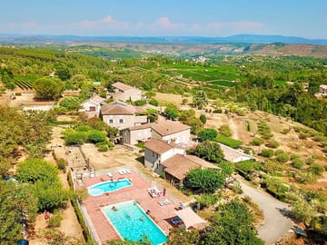 Aerial view of the site