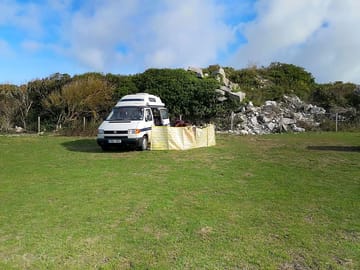 Van on the site