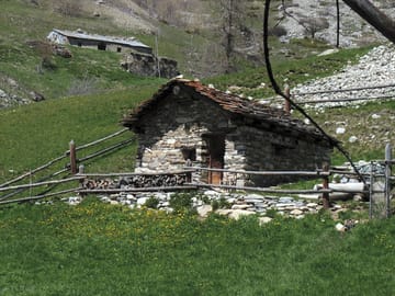 Shepherds' huts around the valley