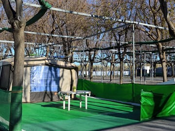 Spacious pitch